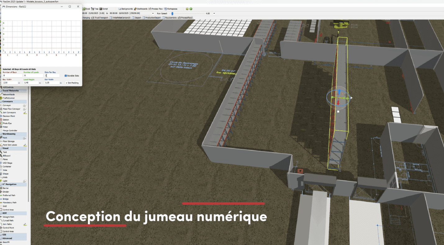 Simulation 3D : La clé d’un projet logistique performant 